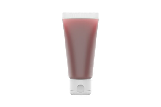 Cosmetic Tube Mockup Isolated On White Background. 3d illustration