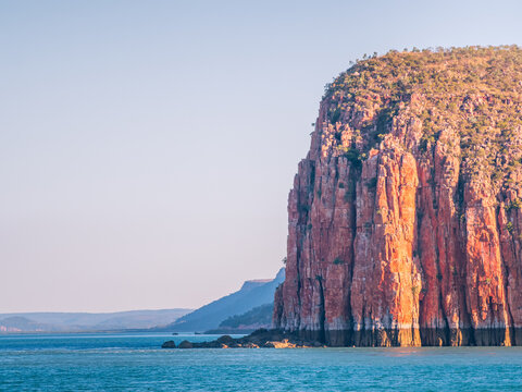 Kimberley Coast from Sea with Cliffs