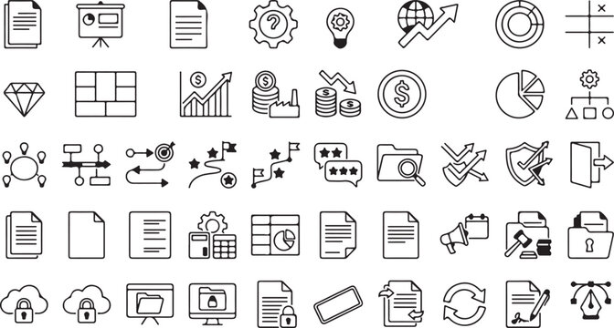 Clean minimal icon pack
