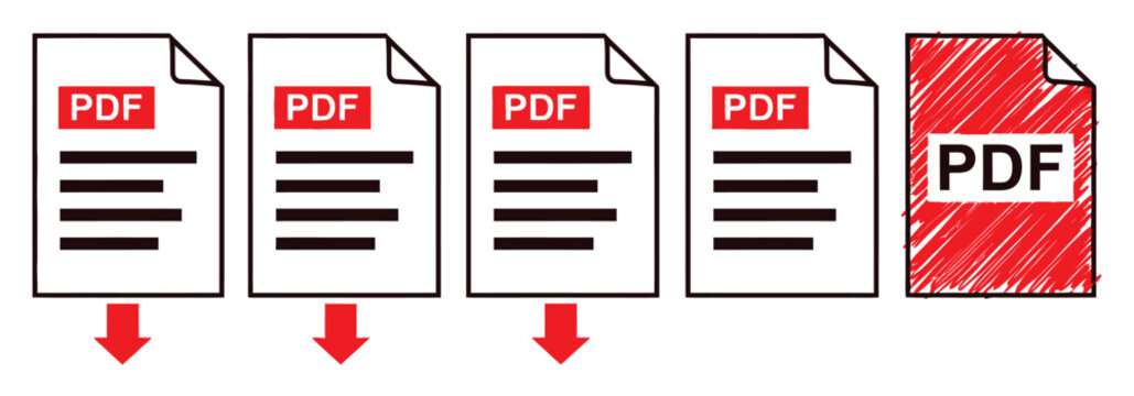 Premium editable vector pdf template eps10 downloadable icons
