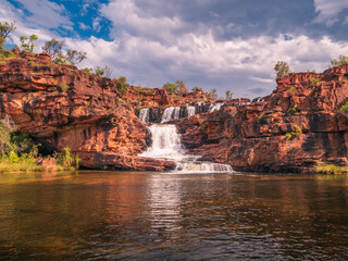 Kimberley Waterfall with Reflections © Kevin