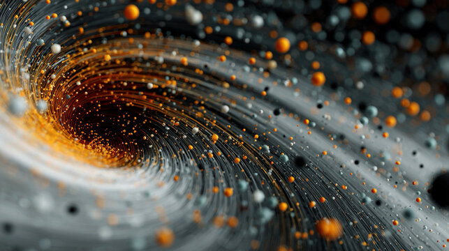 Digital evolution - Abstract morphing patterns conceptual technological growth visual energy flow dynamic composition minimalistic representation expressive symbolic system development