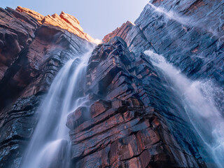 Waterfall and Cliff © Kevin