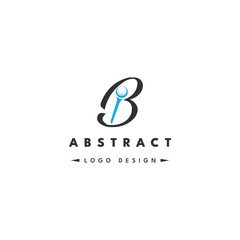 Letter B logo design featuring an integrated golf ball and tee icon for sports branding in a clean minimalist vector graphic style on white background. © Designer996