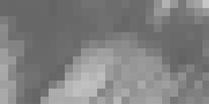 Pixelated abstract pattern with shades of gray and white forming a subtle gradient mosaic squares