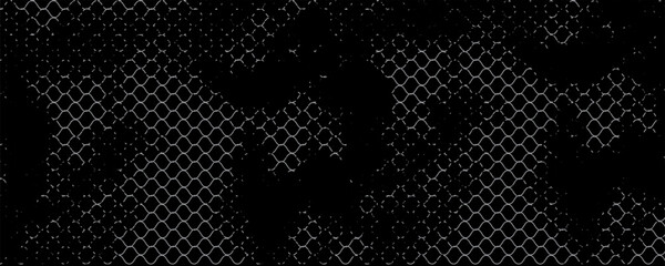 Net texture pattern on white background. Net texture pattern for backdrop and wallpaper. Realistic net pattern with black squares. Geometric background, vector Eps10 © Ubay