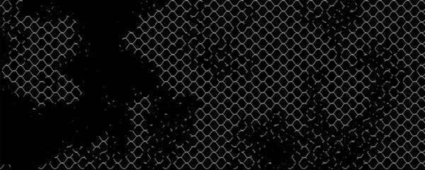 Net texture pattern on white background. Net texture pattern for backdrop and wallpaper. Realistic net pattern with black squares. Geometric background, vector Eps10 © Ubay