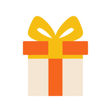 Gift box with ribbon and bow