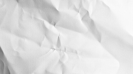 Crumpled white paper texture, minimalist style desktop wallpaper. © Rawpixel.com