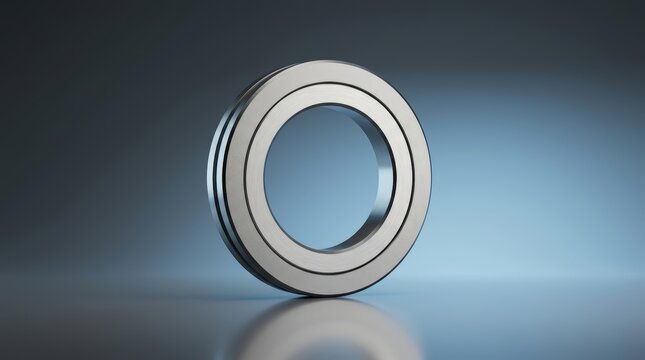 Ring gauge 3D render dimensional verification instrument designed for shaft inspection and manufacturing quality assurance