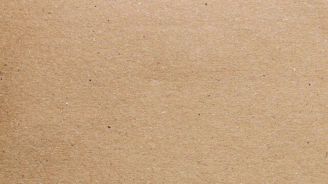 Brown, crumpled paper stop motion animation empty background, Stop motion of crumpled craft brown paper texture, abstract loop background. Creased crumpled brown paper texture motion background
