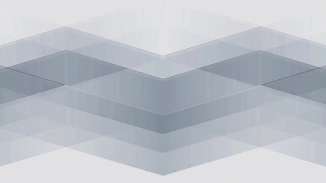 Abstract grey white hi tech low poly corporate motion background. Seamless looping. Video animation Ultra HD 4K 3840x2160
