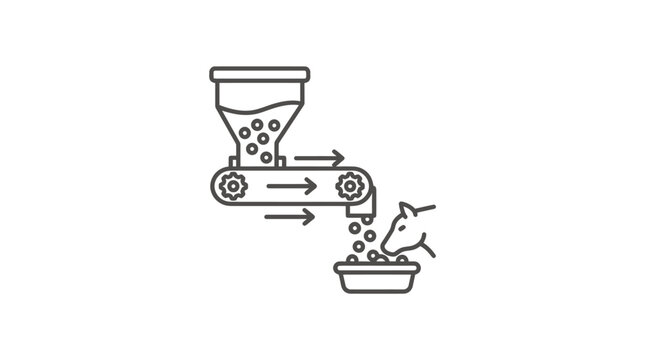 Industrial grain processing machine operation.