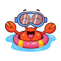 Naklejka premium Diver Crab