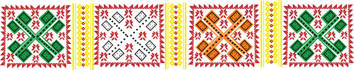 Mising Tribal Textile Pattern Perfect for Fabric, Wallpaper, Home Décor & Surface Pattern Design © Anuradha