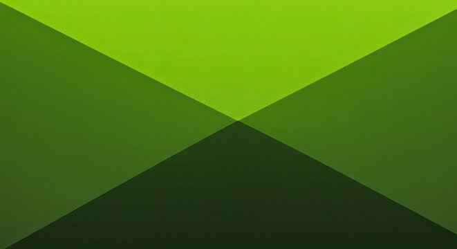 Abstract Geometric Green Background with Triangles Gradient