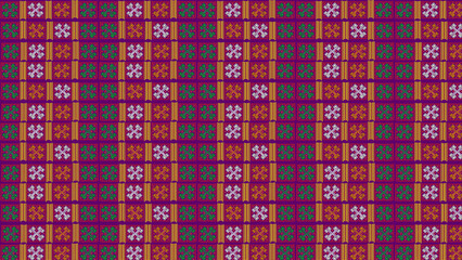 Mising Tribal Textile Pattern Perfect for Fabric, Wallpaper, Home Décor & Surface Pattern Design © Anuradha