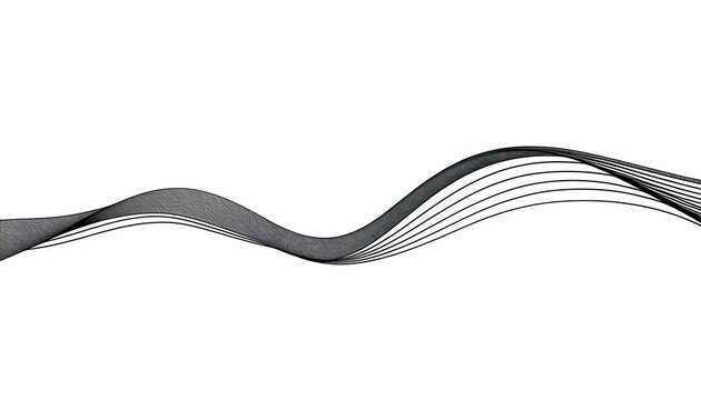 Abstract wavy lines pattern