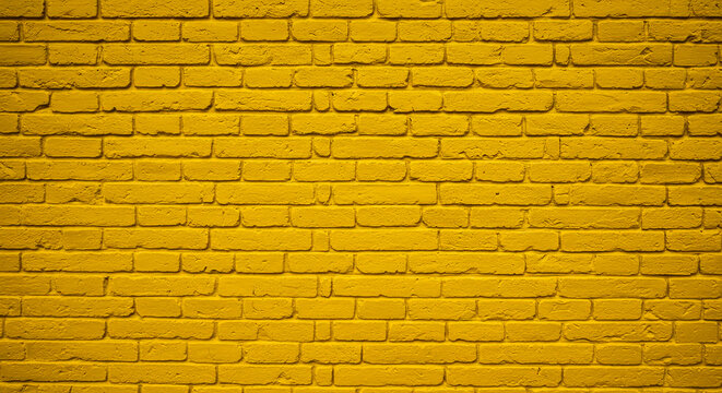 yellow brick wall background