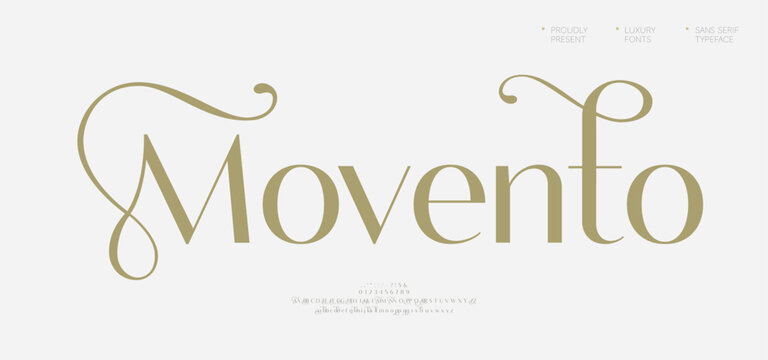 Elegant luxury modern beauty logo alphabet font. Typography beautiful fashion classic letters sans serif italic fonts decorative wedding vintage logos. vector illustration