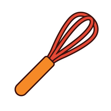 Red and Orange Whisk