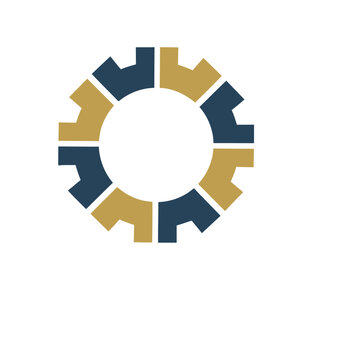 Abstract Gear Symbol