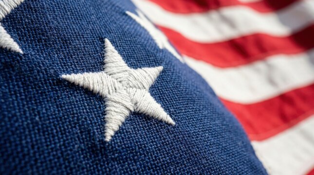 American Flag Closeup
