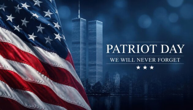 Patriot Day Skyline Banner