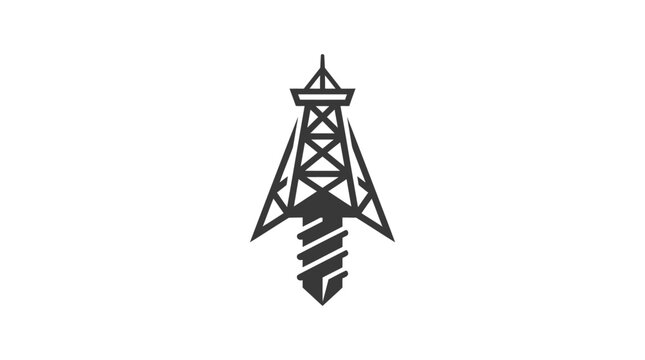 Drilling Rig Oil Extraction Tower.