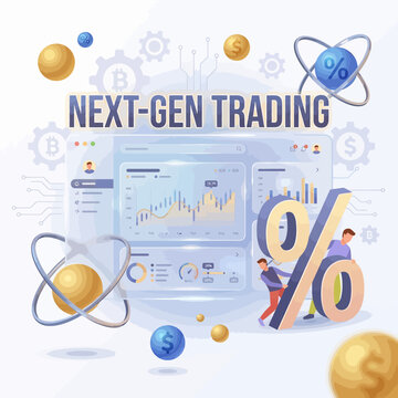 Next Gen Crypto Trade Web App UI UX Data Coin Chart Bank Finance Money Stock Pro Dashboard Layout