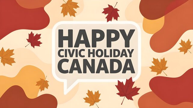 Happy civic holiday canada celebrating community and heritage