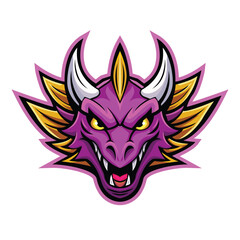 Naklejka premium Crystal Dragon Gaming Logo