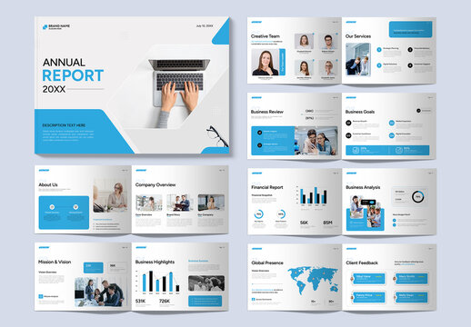 Annul Report Brochure Template Layout