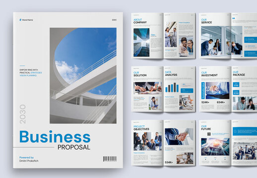 Business Proposal Template Layout