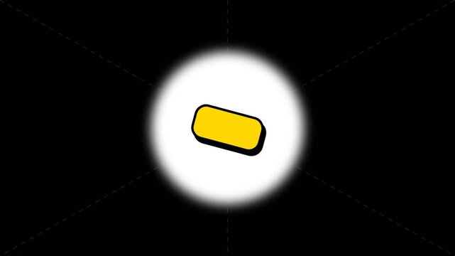 Comic style BAM! text with a spotlight effect on a black background.