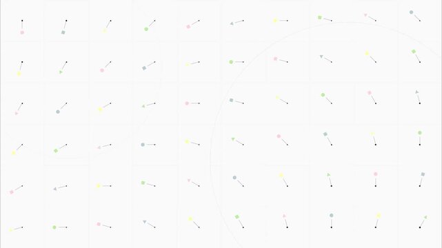 Dynamic particle lines and data points Clean Minimalist Motion Background ideal for corporate presentations or technology headers