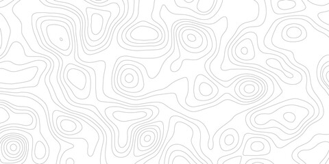Topographic map background geographic line map with elevation assignments. Modern design with White background with topographic wavy pattern design.paper texture Imitation of a geographical map shades © Sajjad