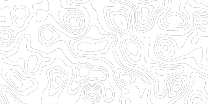 Topographic map background geographic line map with elevation assignments. Modern design with White background with topographic wavy pattern design.paper texture Imitation of a geographical map shades
