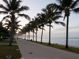 Fototapeta premium Forodhani Gardens Coastal Promenade at Early Morning