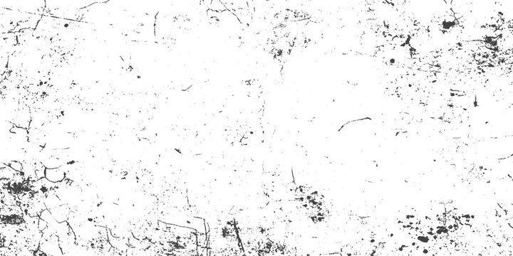 Grunge black and white crack paper texture design and texture of a concrete wall with cracks and scratches background . Vintage abstract texture of old surface. Grunge texture design