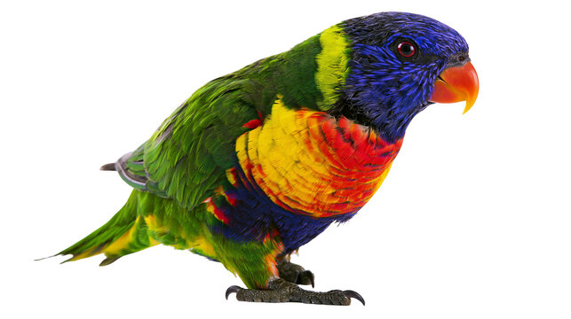 Rainbow Lorikeet parrot with vibrant plumage