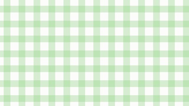 ナチュラルで爽やかなライトグリーンのギンガムチェック柄の抽象背景