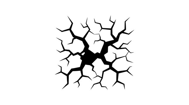 Black fractal pattern on white background.