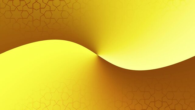 A short video featuring an elegant gold wave background animation.