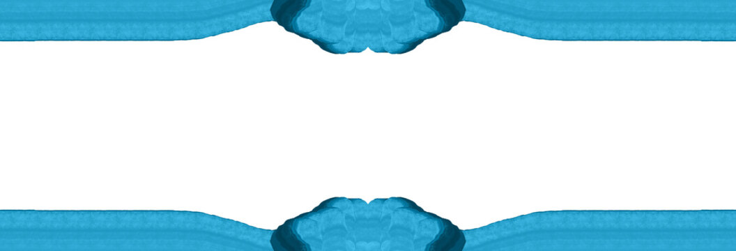 Blue transparent png ribbon design 