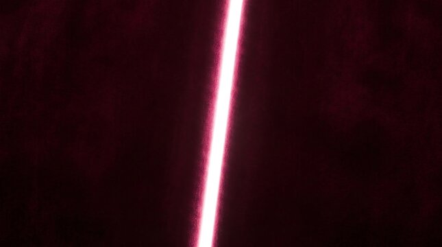 Blurred liquid silver background with a neon pink light streak