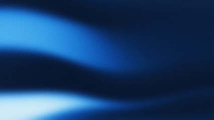 contemporary blue gradient background with play of light in negative space with fine grain texture © maskam