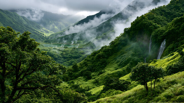 Volcanic Eden: Steaming Geothermal Valleys, Emerald Crater Lakes, and Lush Rainforests of Morne Trois Pitons