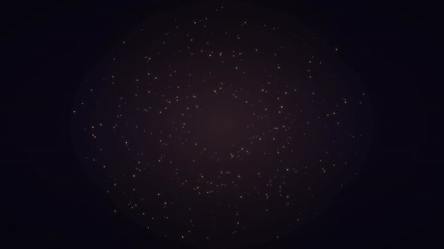 Sparkler Text Dissolving into Abstract Geometric Glowing Particles
