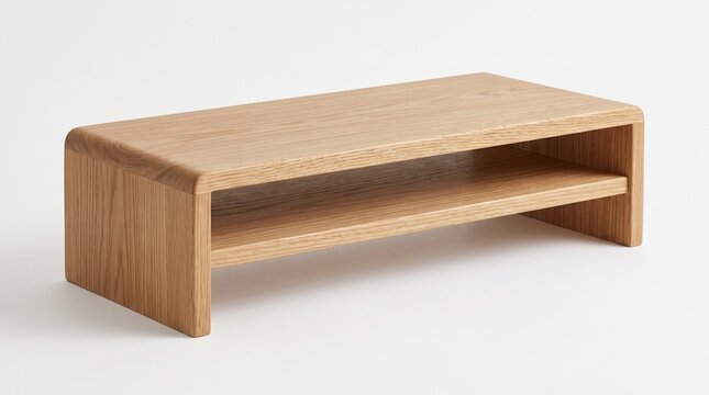 Light wood coffee table, minimalist furniture, wooden low table, modern home decor